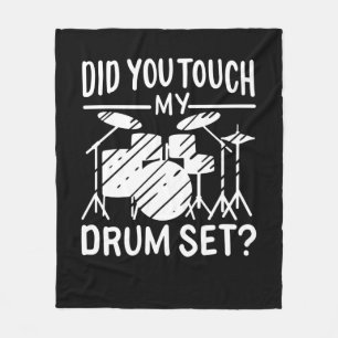Drummer - Min trumuppsättning Fleecefilt