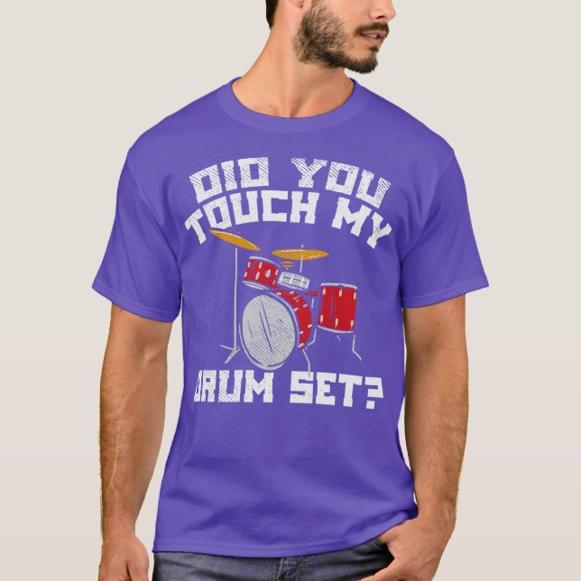 Drummer min trumuppsättning t shirt (Framsida)
