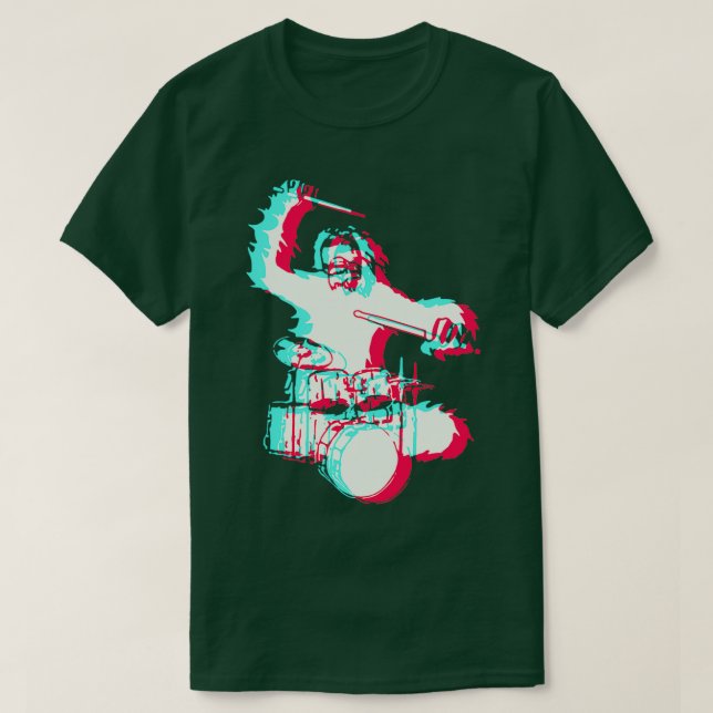 Drummer Monster Drum Drum Drum T Shirt (Design framsida)