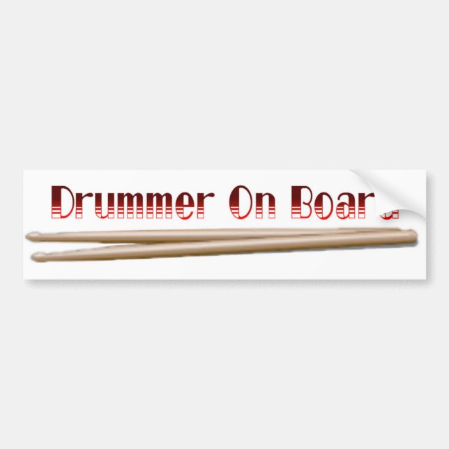 Drummer ombord 10 bildekal (Framsidan)