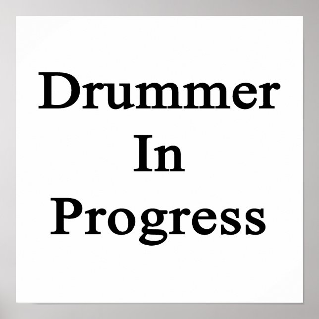 Drummer pågår poster (Framsidan)
