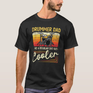 Drummer Pappa som ett reguljärt Pappa men kyler Fa T Shirt