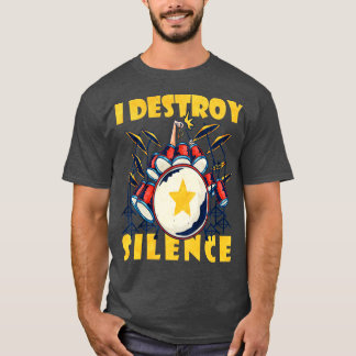 Drummer Percussionist Drums Percussion Musician I T Shirt