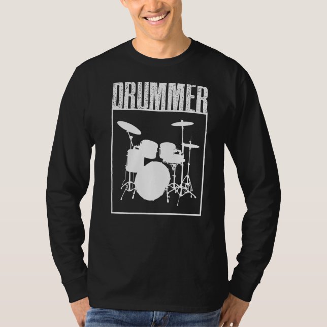 Drummer Percussionist T Shirt (Framsida)