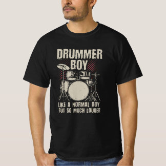 Drummer pojke| Drummer Drummer Gift T Shirt