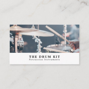Drummer, Professionell Musician Visitkort