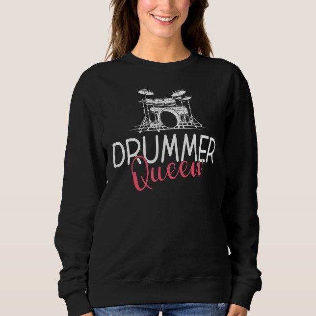 Drummer Queen T Shirt (Framsida)