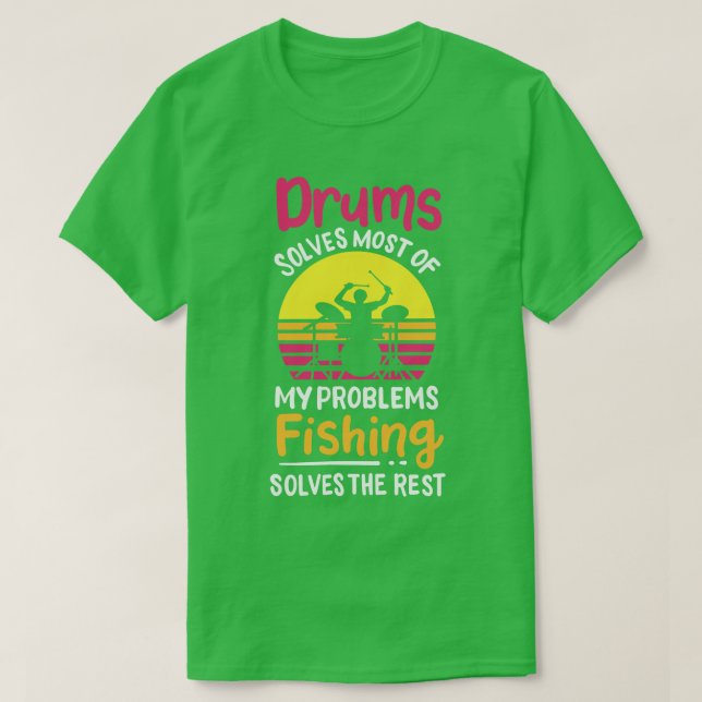 Drummer Quote Drums 1 T Shirt (Design framsida)