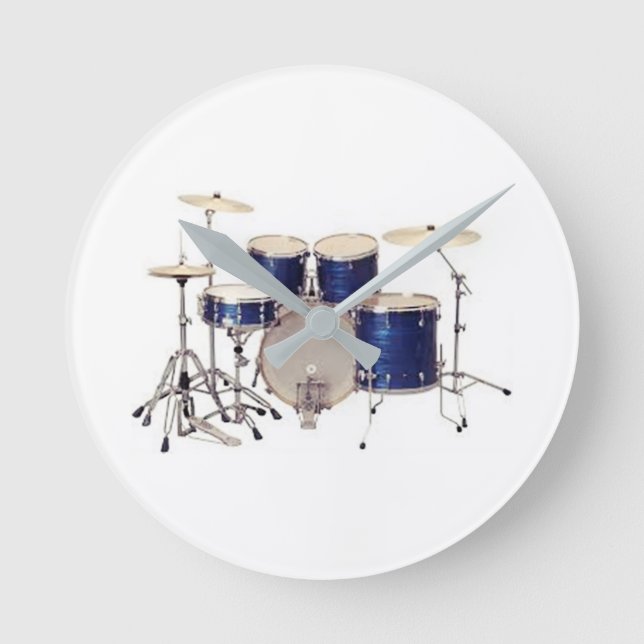 **DRUMMER:S DRUMSET**-KLOCK RUND KLOCKA (Framsida)