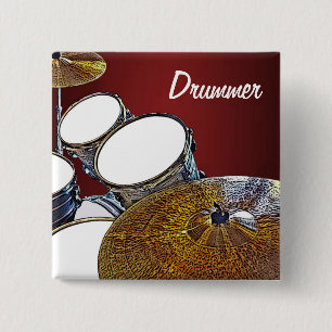 DRUMMER Snare Drum Kit Drumming Percussion Rocker Knapp
