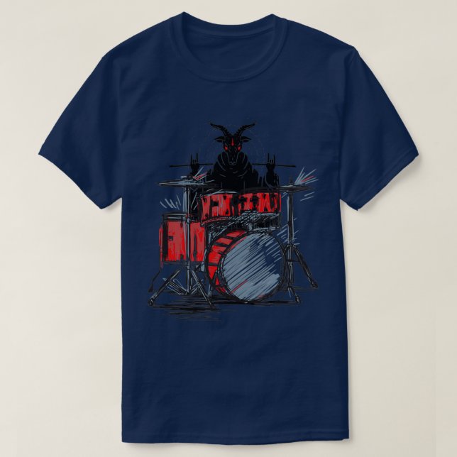 Drummer trummor Drummer trummor T Shirt (Design framsida)