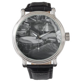 Drummer vid arbetstid armbandsur