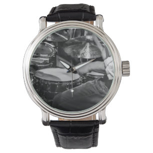 Drummer vid arbetstid armbandsur