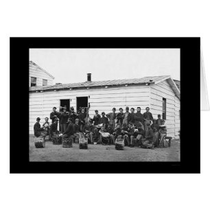 Drummers at Leisure i Washington, DC 1865 Hälsningskort