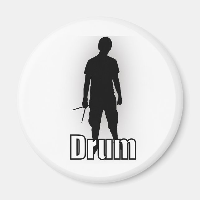Drummers design magnet (Framsidan)
