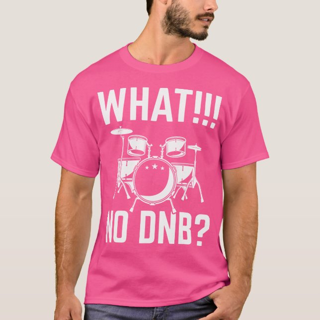 Drummers Drum och Bass Drumming Älskare T Shirt (Framsida)