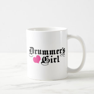 Drummers flicka kaffemugg