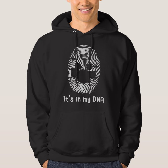 Drummers rocks on Drum and Drumsticks for Drummer  Hoodie (Framsida)