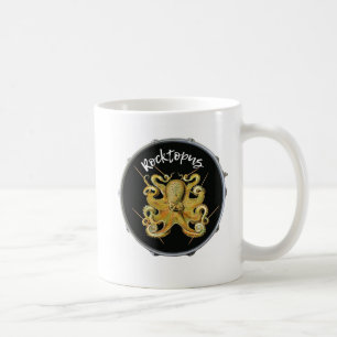 Drummers Rocktopus Octopus Coffee Mugg