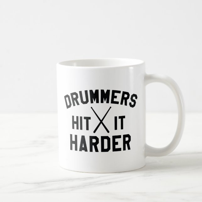 Drummers Slå It Harder Kaffemugg (Höger)