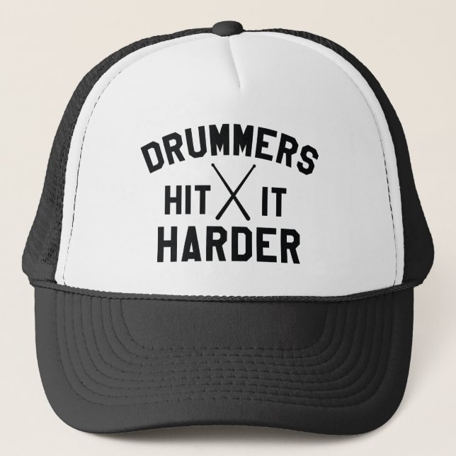 Drummers Slå It Harder Keps (Framsida)