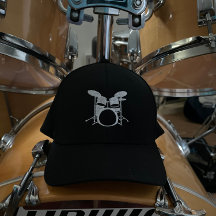Drummers trumspelares broderade Hat
