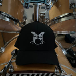 Drummers trumspelares broderade Hat Broderad Keps