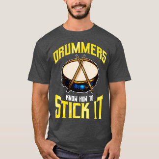 Drummers vet hur man håller det nere vid diskussio t shirt