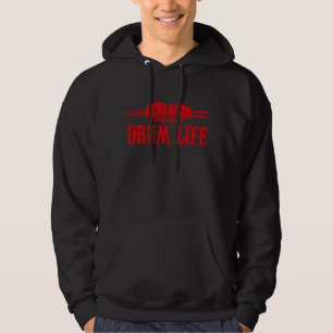 Drumming av Drummer för Drummer Life Coola Hoodie