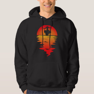 Drumming av trumavgång för drummer och kikare hoodie