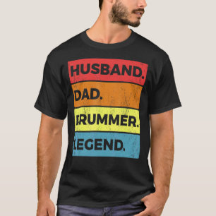 Drumming av trumman set Make Pappa för Drummer och T Shirt