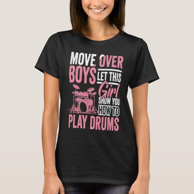 Drumming Player Apparel Drummer Quote Drumset for T Shirt (Framsida)