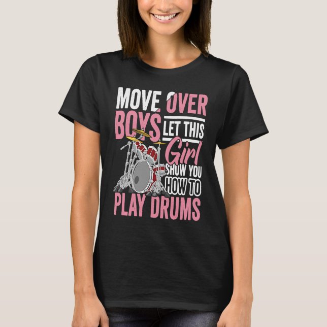 Drumming Player Apparel Drummer Quote Drumset for T Shirt (Framsida)
