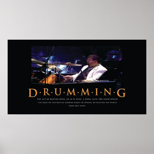 Drumming Poster (Framsidan)