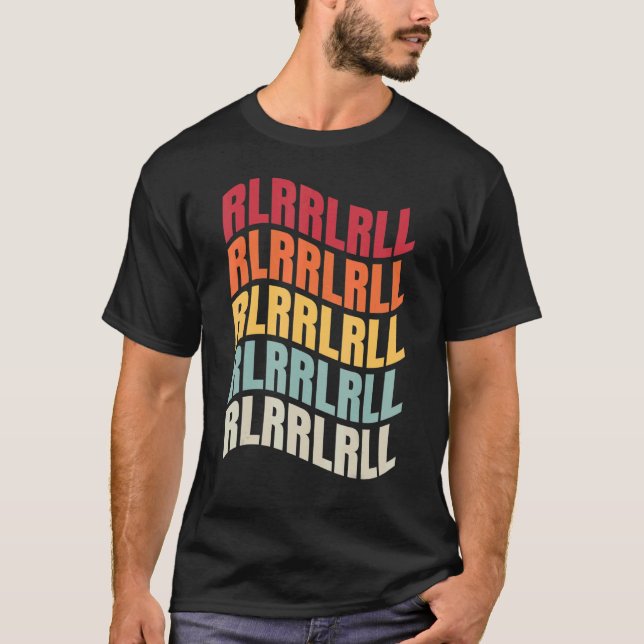 Drumming Rudiments Drummer Drums Paradiddle Musici T Shirt (Framsida)