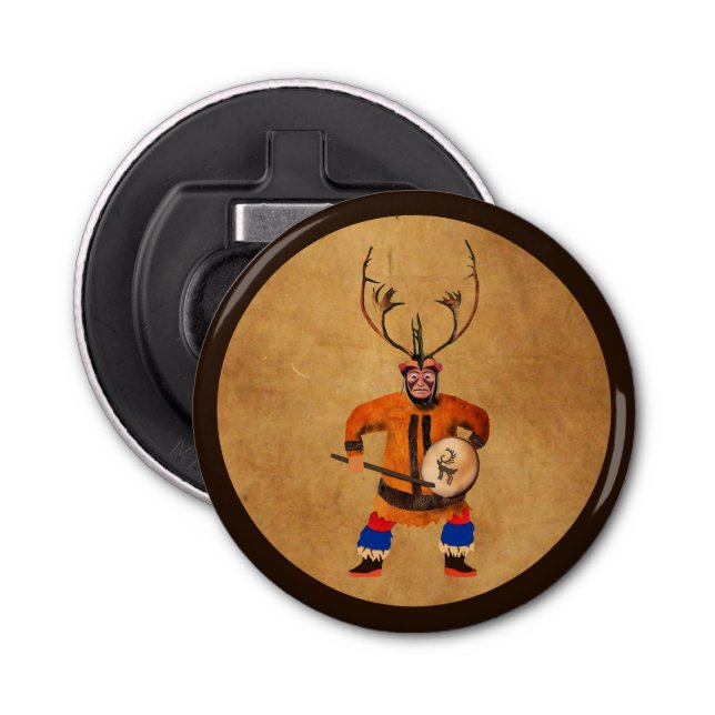 Drumming Shaman Flasköppnare (Framsidan)