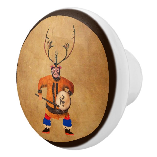 Drumming Shaman Knopp (Höger)