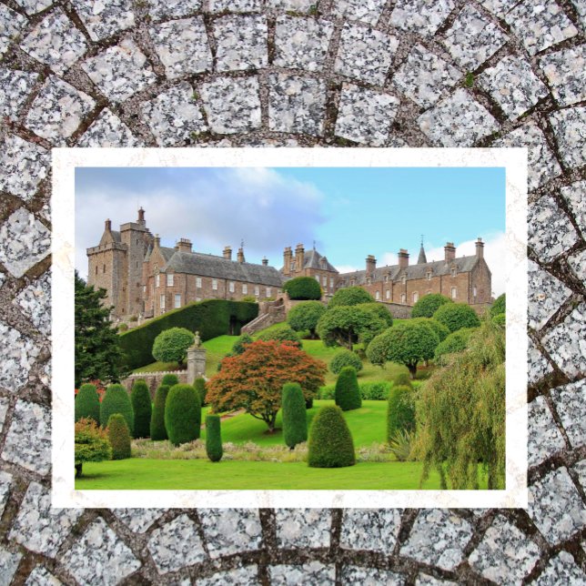 Drummond Castle and Gardens, Perthshire, Skottland Vykort (Skapare uppladdad)