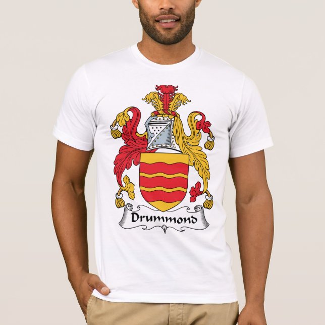 Drummond familjvapensköld t shirt (Framsida)