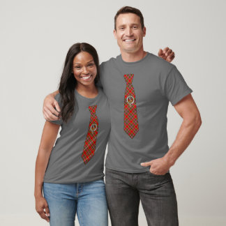 Drummond skotsk klanmärke & tartan slips t shirt