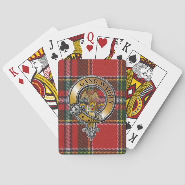Drummond Tartan & Badge Casinokort (Baksidan)