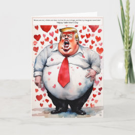 Drumpf Valentine Day Card Tack Kort