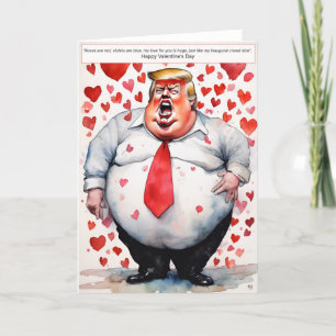 Drumpf Valentine Day Card Tack Kort