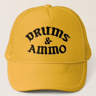Drums & Ammo Gult Trucker Keps