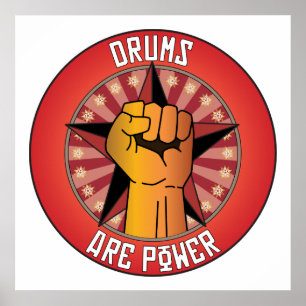 Drums är driver poster