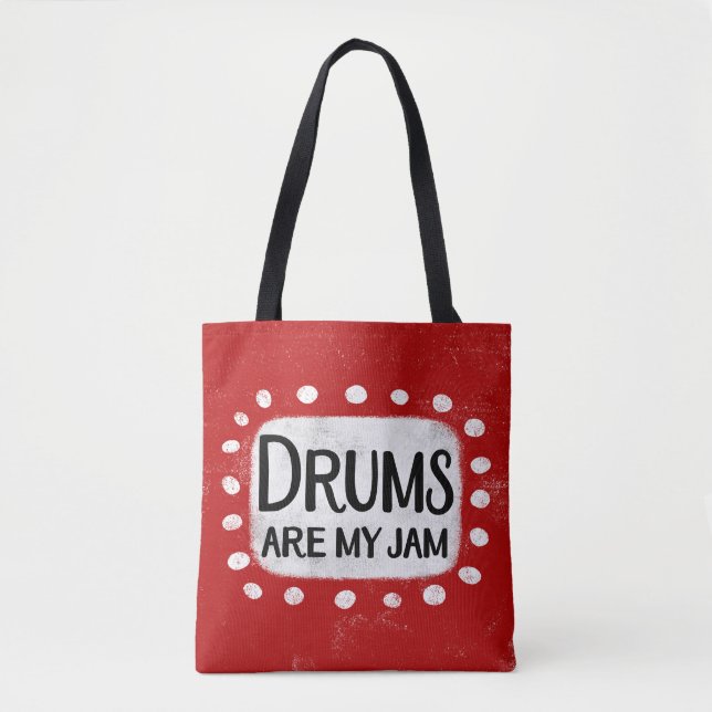 Drums är min Sylt tote Bag Tygkasse (Framsida)