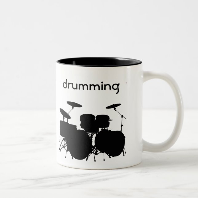 Drums Design Coffee Mugg (Höger)