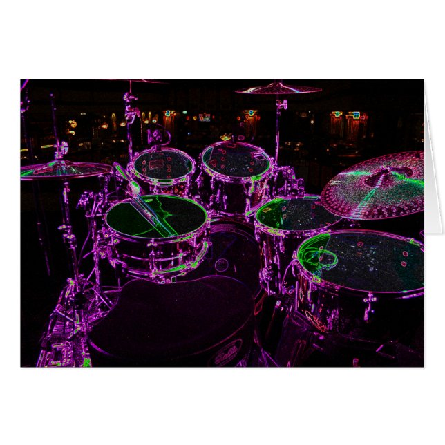 Drums GC arc2 Hälsningskort (Framsidan Horizontal)