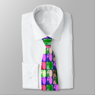 Drums in Pop Art Necktie Slips