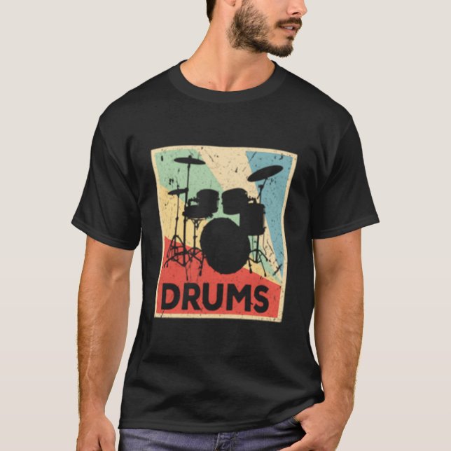 Drums Kit T Shirt (Framsida)